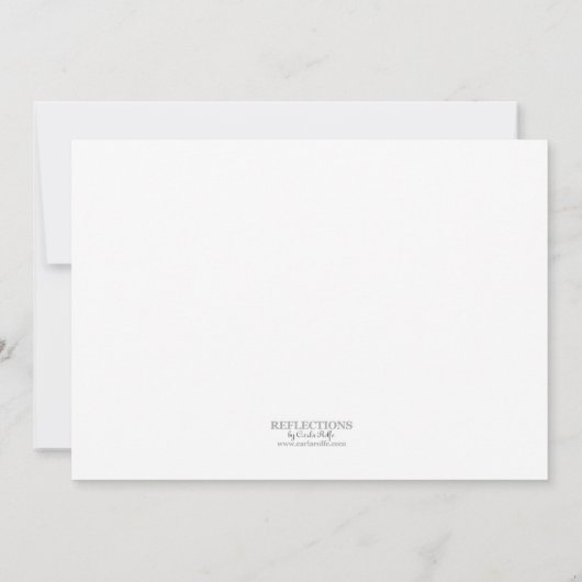 カスタムグリーンチョークボード高校懇親会 招待状 (裏面)