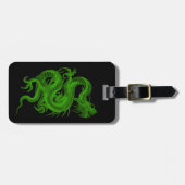 カスタムグリーンドラゴンドラコラゲッジタグ ラゲッジタグ (正面横)