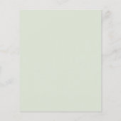 カスタムグリーンハミングバード文具紙 (裏面)