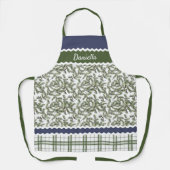 カスタムグリーンパインズブルージュニパーベリー エプロン (正面)