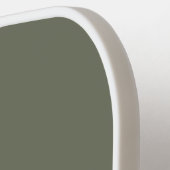 カスタムグリーンピックボールパドル（ボトムノイズ） ピックルボールラケット (左詳細)