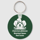 カスタムグリーンフォレストハウス実在エステート会社 キーホルダー (裏面)
