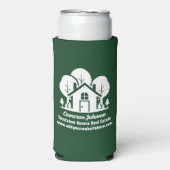 カスタムグリーンフォレストハウス実在エステート会社 スリム缶クーラー (Seltzer正面)