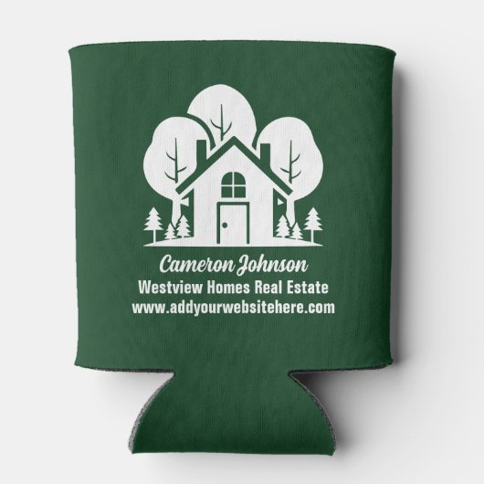 カスタムグリーンフォレストハウス実在エステート会社 缶クーラー (裏面)