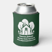 カスタムグリーンフォレストハウス実在エステート会社 缶クーラー (缶裏面)