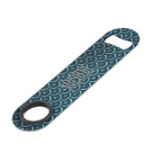 カスタムグリーンメタル速はかりで測度ボトルオープナー スピード栓抜き (正面アングル)