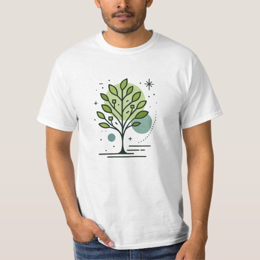 カスタムグリーンリーフナーセリーブランド  Tシャツ (正面)