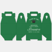 カスタムグリーン高校懇親会パーティー フェイバーボックス (見開き)