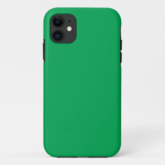 カスタムグリーンiPhoneケース オリジナルプリント Case-Mate iPhoneケース (裏面)