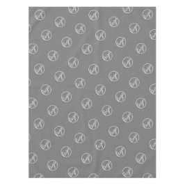 カスタムグレーレストラントレードショーロゴビジネス テーブルクロス