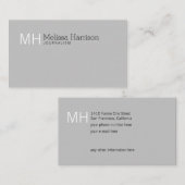 カスタムグレー 名刺 (正面/裏面)