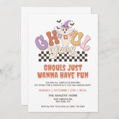 カスタムグール集団ハローウィンパーティバッハパーティーグループ 招待状 (正面/裏面)