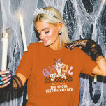 カスタムグール集団ハローウィンパーティバッハパーティーグループ Tシャツ<br><div class="desc">地獄を起こす準備をしろグール集団!これらの不気味で上品なハローウィンパーティシャツは、バチェロレッテのバッシュ、女の子の夜、またはハロウィーンのお祝いに最適である。これらのマッチカスタムティーと笑わされるtouchフレーズは、あなたの女の子の集団収集やバッハパーティーに不気味なおもしろいのを追加する。</div>