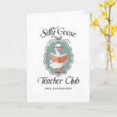 カスタムグ間抜けース先生クラブグリーティングカード カード (黄色い花)