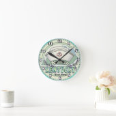 カスタムケンタッキーナース時計 ラウンド壁時計 (ホーム)