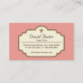 カスタムケーキとクッキーのデザートベーカリー店 名刺 (裏面)