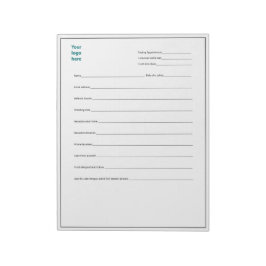 カスタムケーキデコレータアポイントメント型枠カスタムロゴ ノートパッド