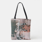 カスタムケーキトートバッグ用品飾品 トートバッグ (裏面)