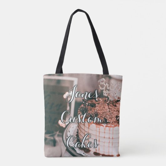 カスタムケーキトートバッグ用品飾品 トートバッグ (裏面)