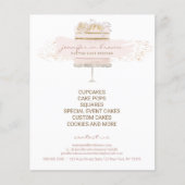 カスタムケーキベイカーイベントパティッセリーフライヤーガーリー (正面)