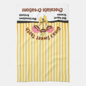 カスタムケーキポップキッチンタオル キッチンタオル (縦)