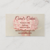 カスタムケーキ結婚ー&ケーキデザインベーカーズ 名刺 (正面)