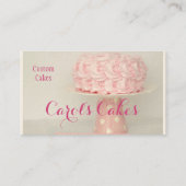 カスタムケーキ&結婚ズケーキデザインベーカーズ 名刺 (裏面)