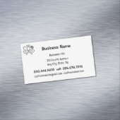 カスタムケータリング料理ベーキング食品サービス マグネット名刺 (インサイチュ)