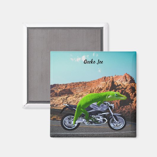 カスタムゲッコライダーオンバイザートハイウェイ マグネット (正面/裏面)