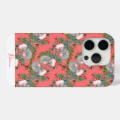 カスタムコアラクリスマスピンク Case-Mate iPhoneケース (裏面 (横))