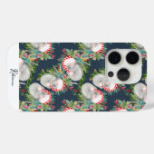 カスタムコアラクリスマスブルー Case-Mate iPhoneケース (裏面 (横))