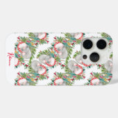 カスタムコアラクリスマスホワイト Case-Mate iPhoneケース (裏面 (横))