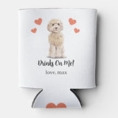 カスタムコカプー結婚ペットクーラーボックス 缶クーラー (正面)