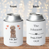 カスタムコカプー結婚ペットクーラーボックス 缶クーラー