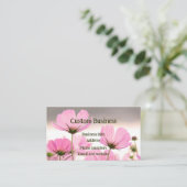 カスタムコスモスガーデンフラワーズフローラ 名刺 (スタンド正面)