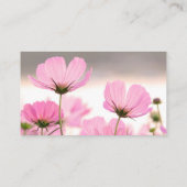 カスタムコスモスガーデンフラワーズフローラ 名刺 (裏面)