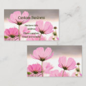 カスタムコスモスガーデンフラワーズフローラ 名刺 (正面/裏面)