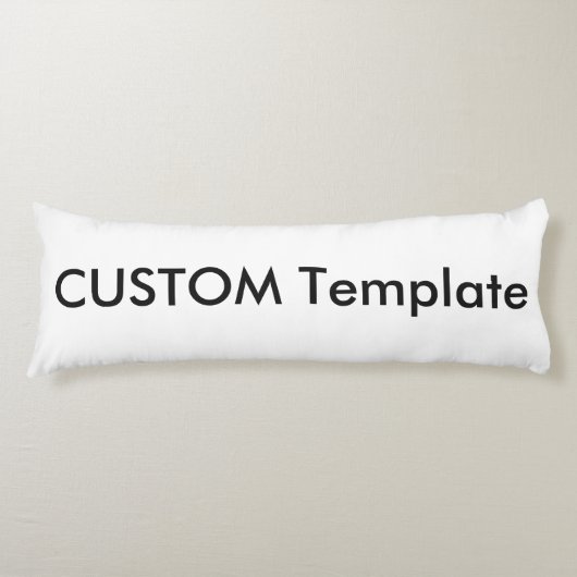 カスタムコットン低アレルゲン抱き枕20インチx 54インチ ボディピロー (正面)