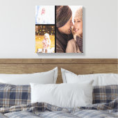 カスタムコラージュのキャンバス – 黒い枠 キャンバスプリント (インサイチュ (寝室))