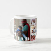 カスタムコラージュパパ父の日 コーヒーマグカップ (正面左)