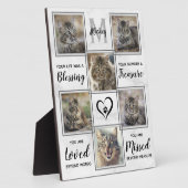 カスタムコラージュユニークペット フォトプラーク (側面)