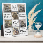 カスタムコラージュユニークペット フォトプラーク (側面)