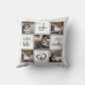 カスタムコラージュユニーク猫記念館 クッション (裏面)