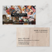 カスタムコラージュ放牧プラッタケータリング 名刺 (正面/裏面)