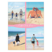 カスタムコラージュ文字テーブルクロス – Family Love テーブルクロス (正面)