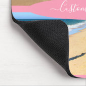 カスタムコラージュ文字家族の愛パーソナライズされた マウスパッド (コーナー)