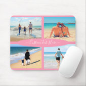 カスタムコラージュ文字家族の愛パーソナライズされた マウスパッド (マウス)