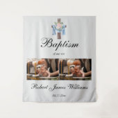 カスタムコラージュ《キリスト教》洗礼式や命名式バプテスムバック タペストリー (正面)