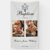 カスタムコラージュ《キリスト教》洗礼式や命名式バプテスムバック 横断幕 (縦)