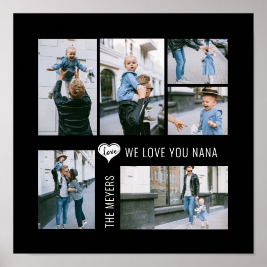 カスタムコラージュ ポスター (正面)